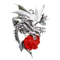 Starlinks Starlinks CA04 Draca Rosa Pendant - Charisma And Courage By Anne Stokes CA04
